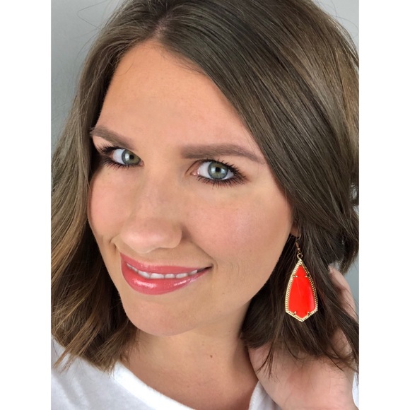 2 for $13 Gold Turquoise Kite Metal Drop Earrings - Picture 3 of 3